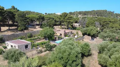 Paysage naturel près de la villa