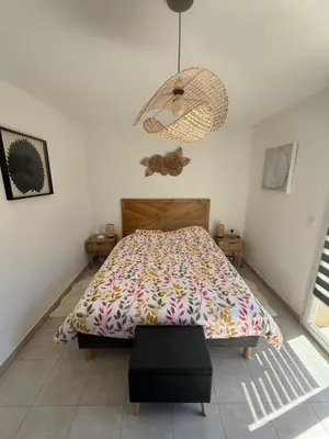 Un ou plusieurs lits dans un hébergement de l'établissement Villa désirée à Santa Maria Poggio