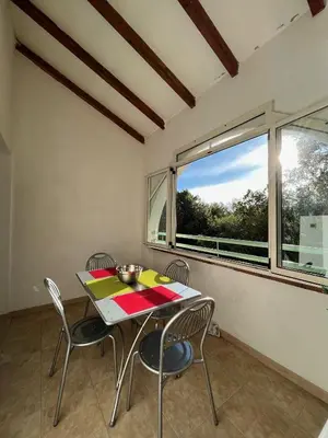 Balcon ou terrasse dans l'établissement Appartement Jardin de la Mer