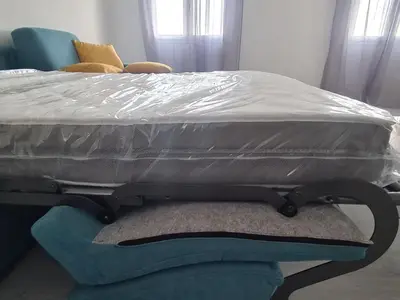 Un ou plusieurs lits dans un hébergement de l'établissement 6-person apartment in sea view villa with jacuzzi