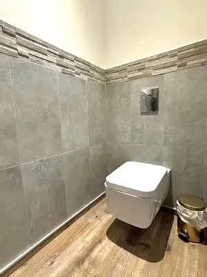 Salle de bains dans l'établissement Appartement de Haut Standing Miomo