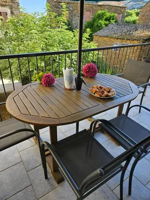 Balcon ou terrasse dans l'établissement Casa di JF