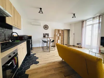 Cuisine ou kitchenette dans l'établissement Casa Straboni Corte