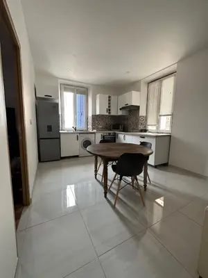 Cuisine ou kitchenette dans l'établissement Superbe appartement en centre ville
