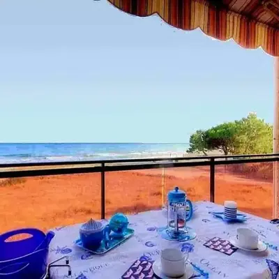 Studio accueillant à San-Nicolao avec vue mer