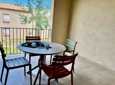 Balcon ou terrasse dans l'établissement La Casa de Betty, 4 personnes, Bord de Mer a Saint Florent