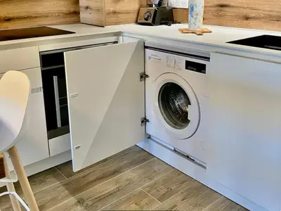 Cuisine ou kitchenette dans l'établissement La Casa de Betty, 4 personnes, Bord de Mer a Saint Florent