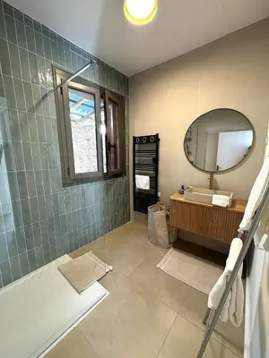 Salle de bains dans l'établissement Résidence Hôtelière CASA DI BABBÒ, Porto