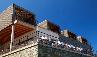 Balcon ou terrasse dans l'établissement Le Tomino