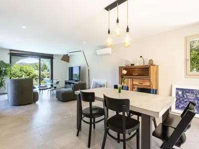 Coin salon dans l'établissement Holiday Home Casa Palmento by Interhome