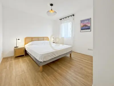 Un ou plusieurs lits dans un hébergement de l'établissement Duplex T4 proche de la plage à Calvi