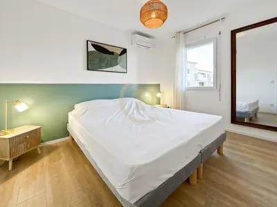 Un ou plusieurs lits dans un hébergement de l'établissement Duplex T4 proche de la plage à Calvi