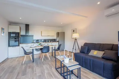 Cuisine ou kitchenette dans l'établissement La Casa Di Castagni - Climatisé avec terrasse