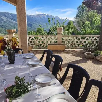 Villa avec vue panoramique sur les montagnes