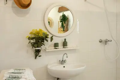 Salle de bains dans l'établissement Casa Di Babbo