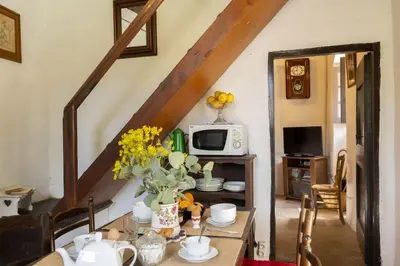 Télévision ou salle de divertissement dans l'établissement Casa Di Babbo