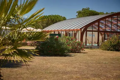 Jardin de l'établissement Camping Domaine d'Anghione
