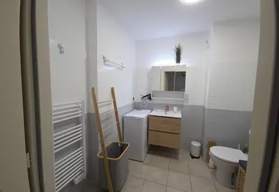 Salle de bains dans l'établissement U Sognu - Proche plage vue montagne