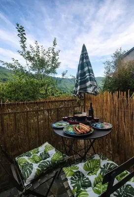 Paysage naturel près de la maison de vacances