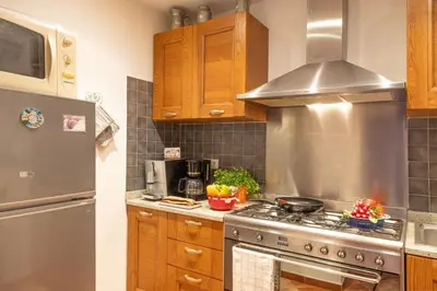 Cuisine ou kitchenette dans l'établissement Casa Pruno