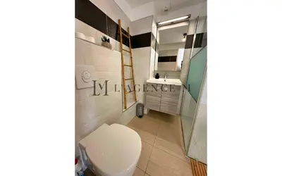 Salle de bains dans l'établissement Studio Bis Rivages 100m de la plage, lumineux