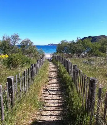 Paysage naturel près de la maison de vacances