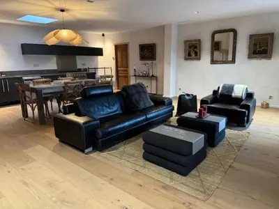 Coin salon dans l'établissement casa di santa