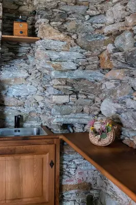 Plan de l'établissement A Casa di U Scogliu Maison les pieds dans l eau Cap Corse