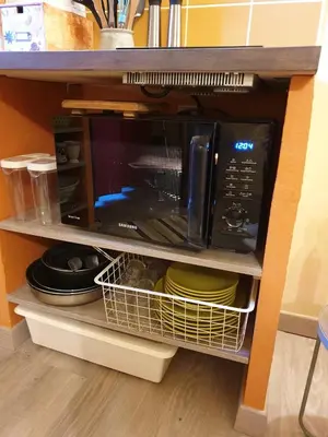 Cuisine ou kitchenette dans l'établissement 10 min de Cortè, 5 couchages,