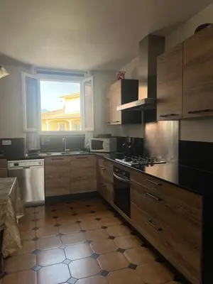 Cuisine ou kitchenette dans l'établissement Villa Santa Rita