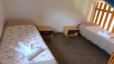 Un ou plusieurs lits dans un hébergement de l'établissement In Tavignanu