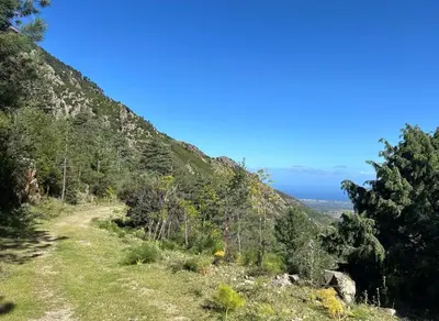 Paysage naturel près de la maison de vacances