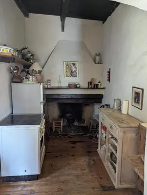 Cuisine ou kitchenette dans l'établissement Maison de charme