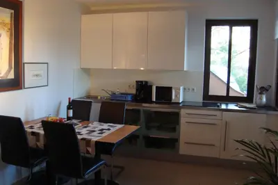 Cuisine ou kitchenette dans l'établissement Kallista 2