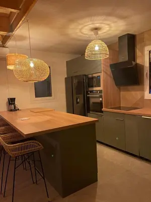 Cuisine ou kitchenette dans l'établissement La Cazetta du Cap by Monarca, vue Mer, 4 personnes