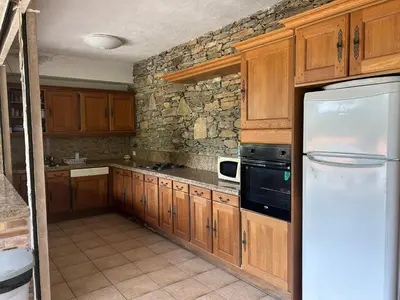 Cuisine ou kitchenette dans l'établissement Vacances de rêve vue mer et montagne