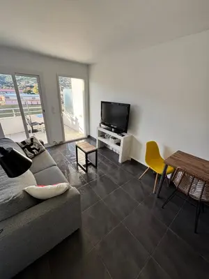 Télévision ou salle de divertissement dans l'établissement Appartement centre ville