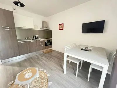 Cuisine ou kitchenette dans l'établissement Appartement Lido de la Marana