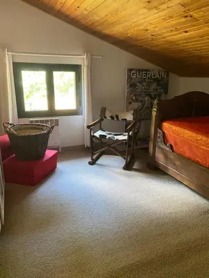 Un ou plusieurs lits dans un hébergement de l'établissement Appartement cosy Vico