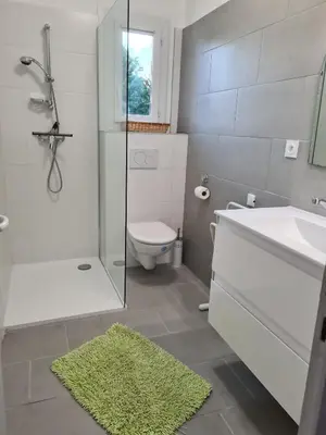 Salle de bains dans l'établissement Appartement confort