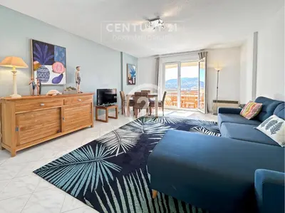 Coin salon dans l'établissement Le sémaphore - Appartement deux chambres à Ile-Rousse