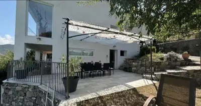 Balcon ou terrasse dans l'établissement Appartement en Corse