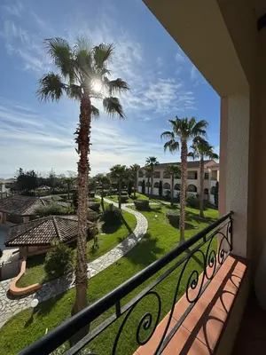 Jardin de l'établissement Appartement T2 vue mer, piscine Linguizzetta Bravone