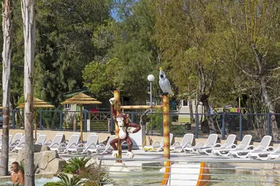 Jardin de l'établissement Camping Bella Vista