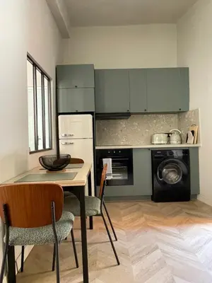 Cuisine ou kitchenette dans l'établissement Appartement Bastia centre ancien
