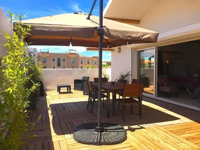 Terrasse ou espace extérieur de l'établissement Résidence Le Cosimo