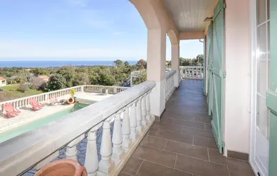 Balcon ou terrasse dans l'établissement Gorgeous Home In Cervione With Wifi
