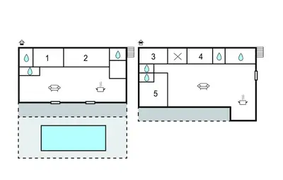 Plan de l'établissement Gorgeous Home In Cervione With Wifi