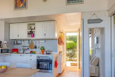 Cuisine ou kitchenette dans l'établissement Casa Libecciu