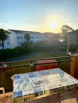 Balcon ou terrasse dans l'établissement Les Marines de Moriani